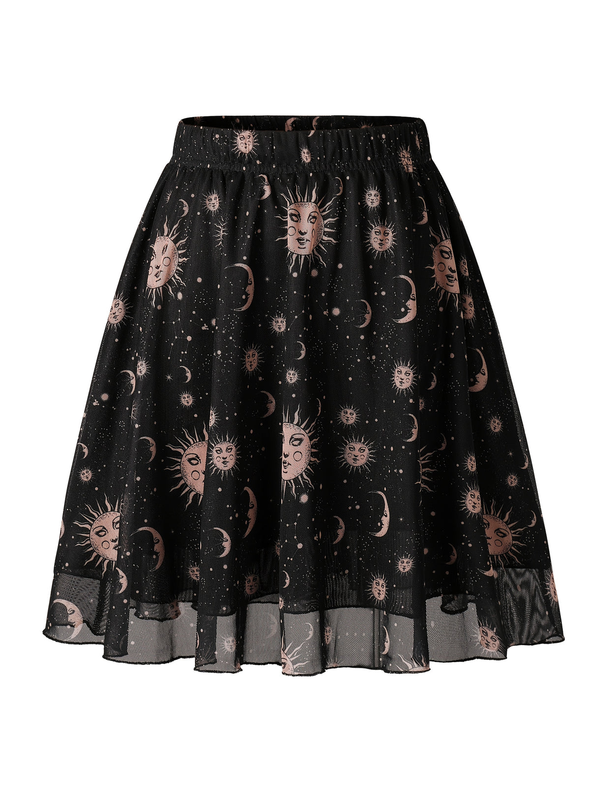 Jet | Retro zwarte rok