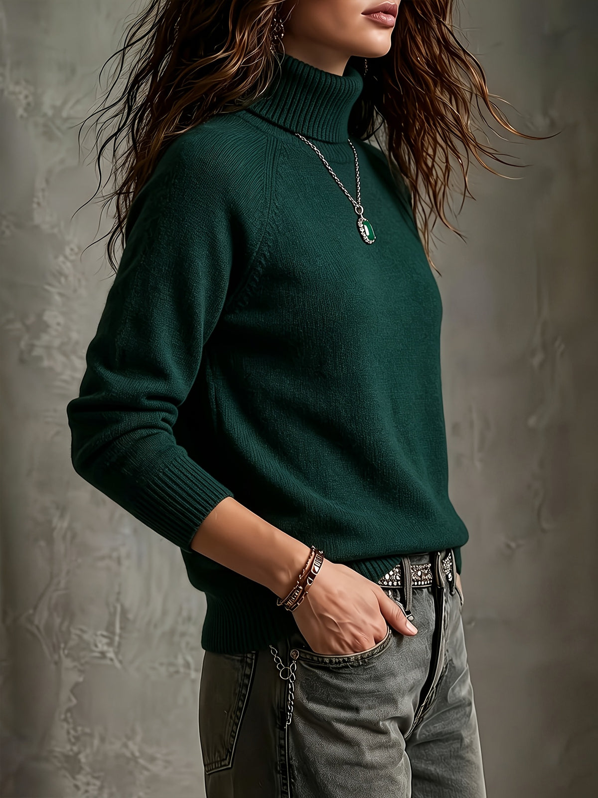 Jessica | Pullover met hoge hals