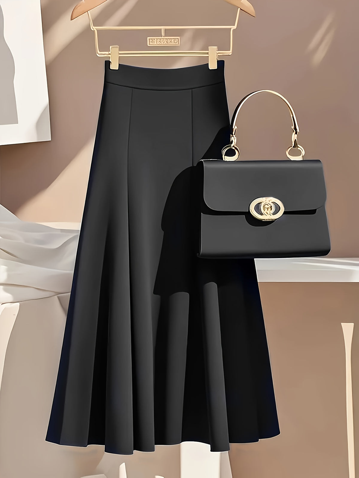Inge | Rok met hoge taille