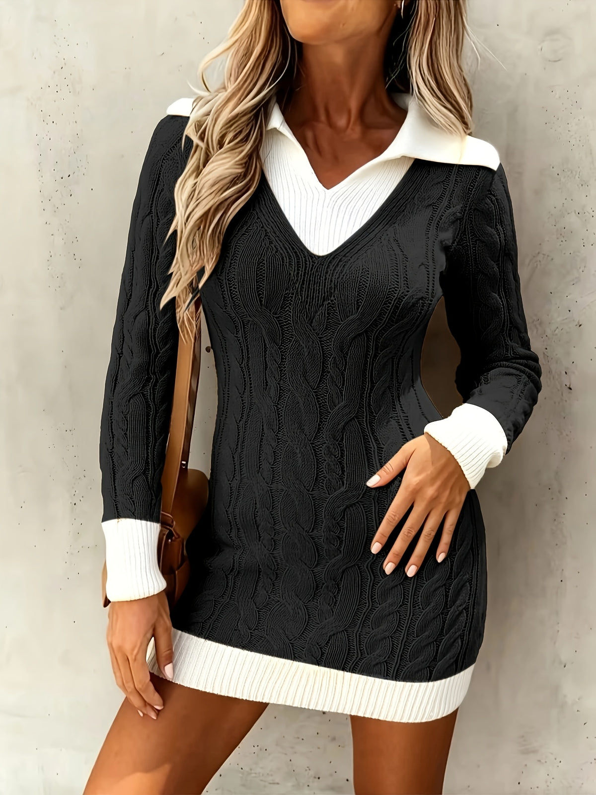 Jolien | Casual truijurk met taille