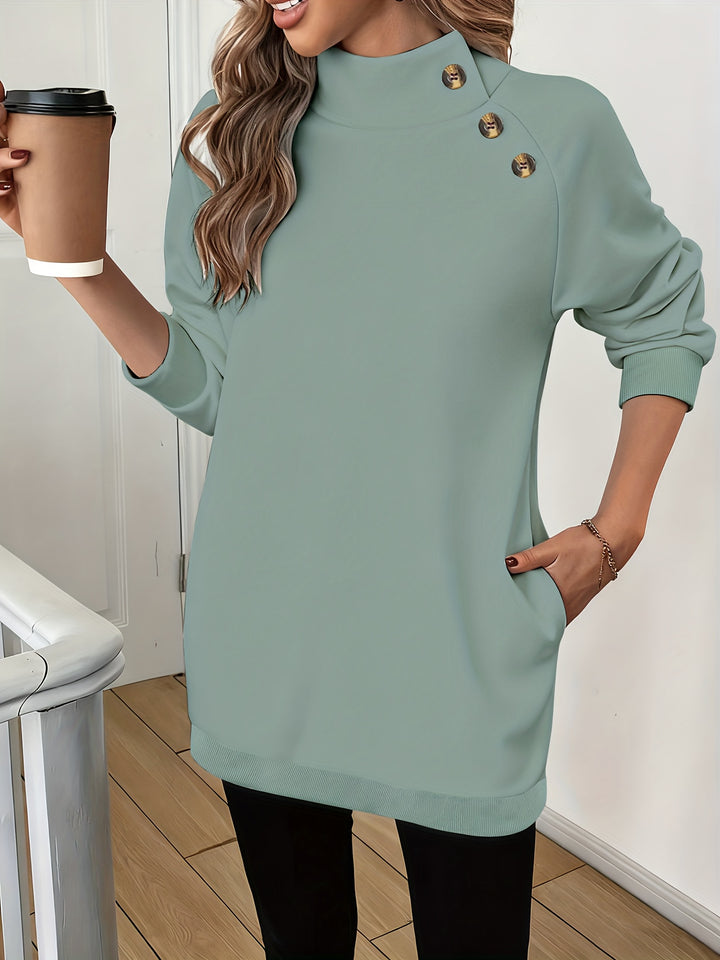 Nicole | Sweatshirt met hoge hals