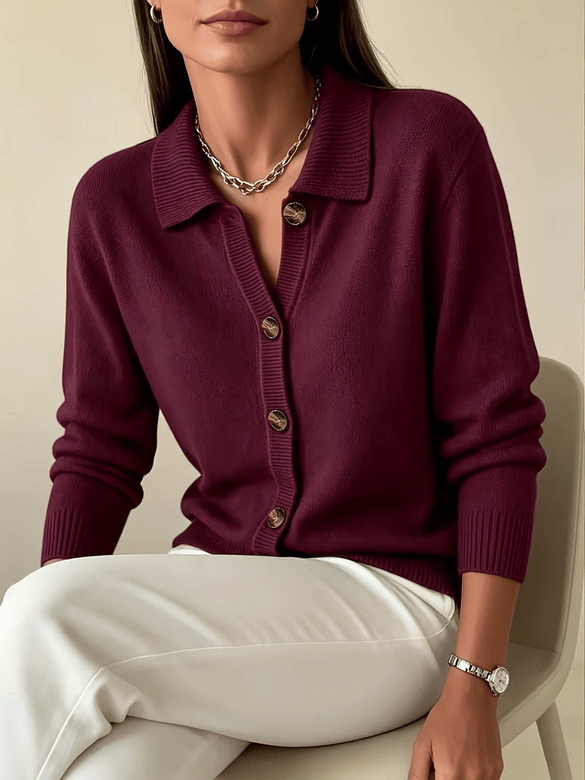 Tessa | Cardigan met knoopsluiting