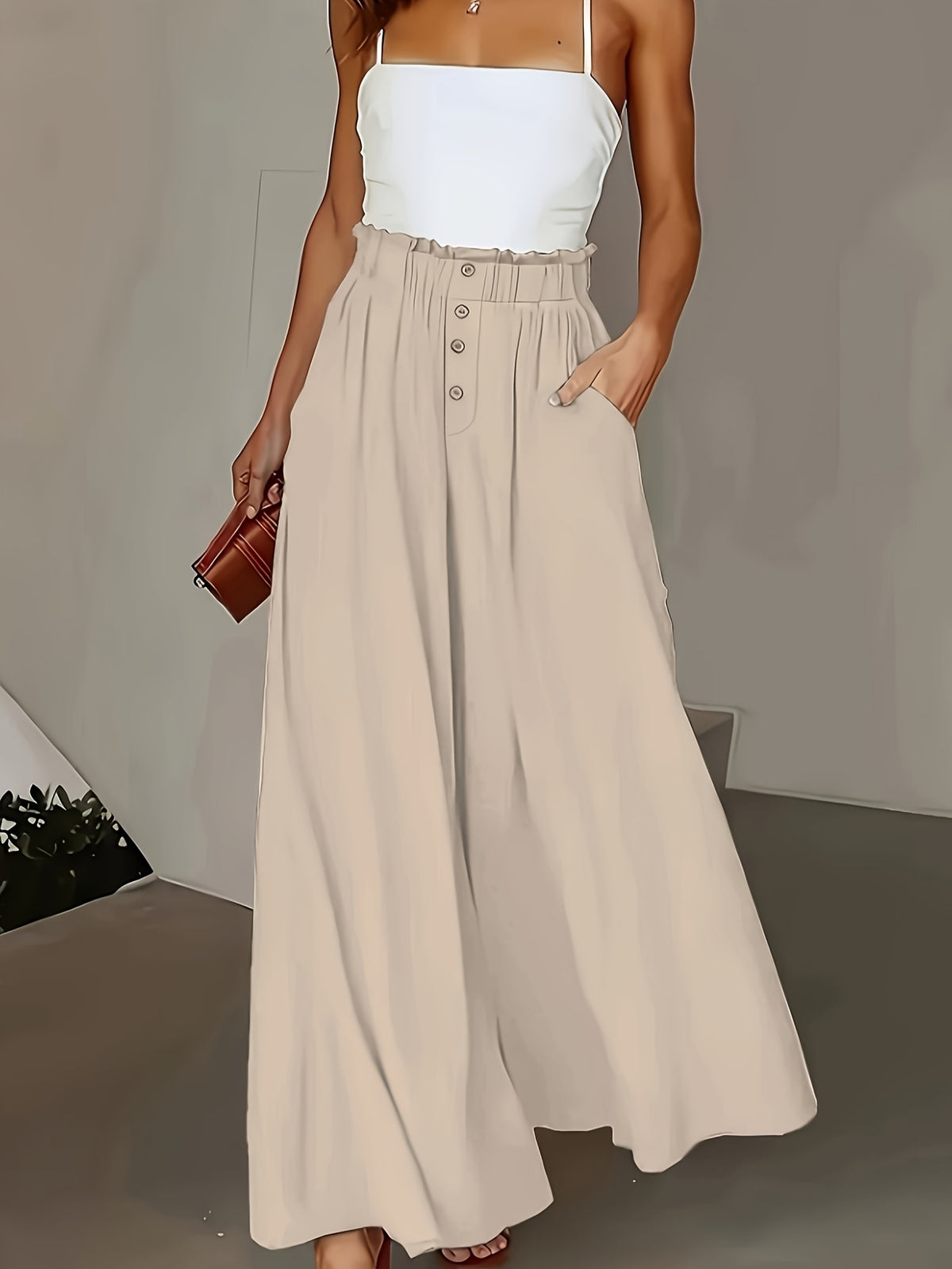 Aline | Wijde broek