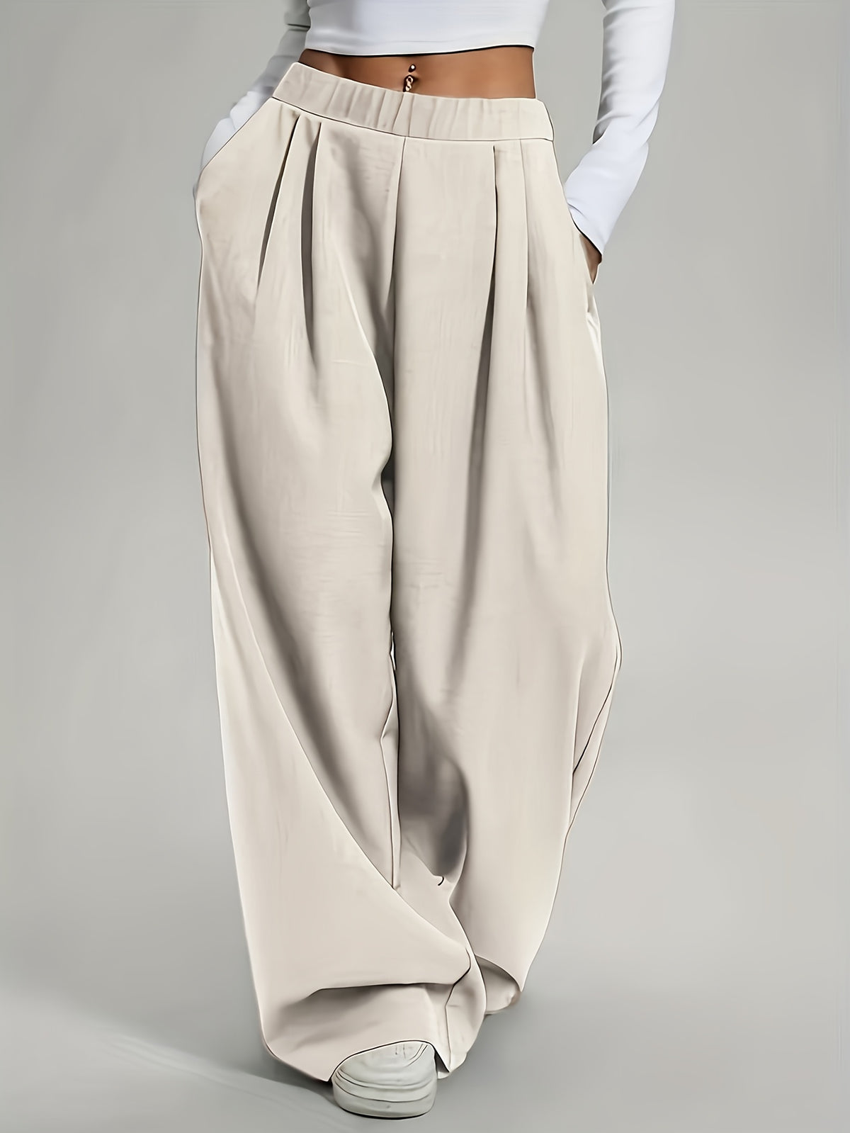 Bianca | Wide-leg broek met hoge taille