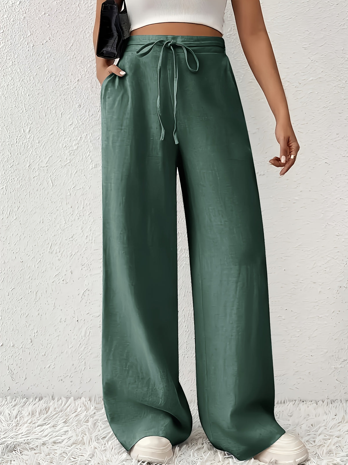 Emma | Lichte wijde broek